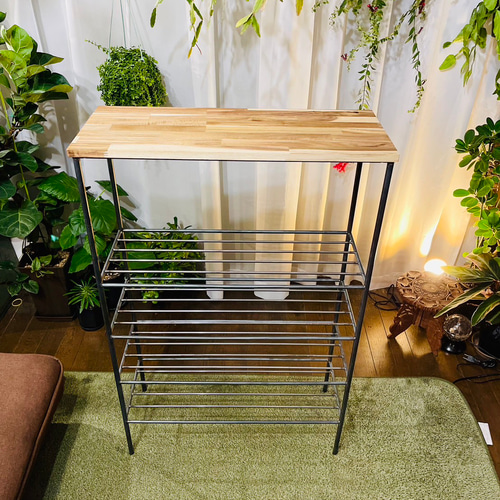 アイアン5段シェルフ アイアンラック オーダーメイド ハンドメイド