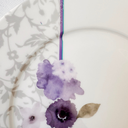 新品/未使用】《ハンドメイド》ポーセラーツ/ラウンドプレートセット