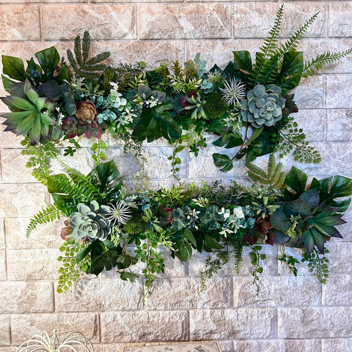 光触媒 人工観葉植物 ウォールグリーン フェイクグリーン 壁掛け