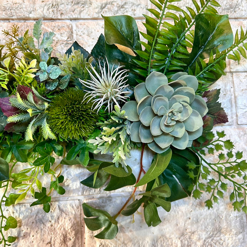 光触媒 人工観葉植物 ウォールグリーン フェイクグリーン 壁掛け