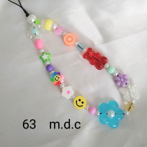 63 ビーズストラップ ハンドメイド 携帯ストラップ レビュー100件