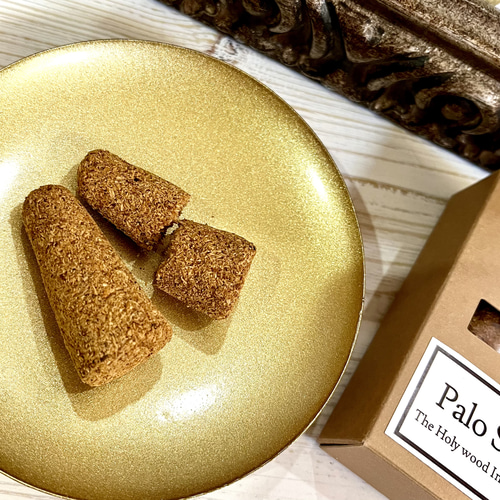 パロサントコーン 5pics＊Incense Corn☆三角香《幸福を呼び込む香木