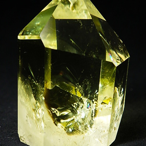 ☆虹の神光☆レインボーシトリンポイント☆52g/48mm☆イエロークォーツ