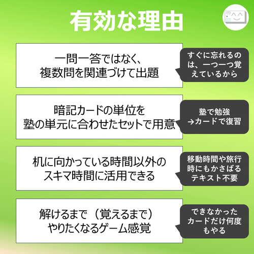 中学受験 暗記カード【4年生向け 理科 上 生物セット】 組分けテスト