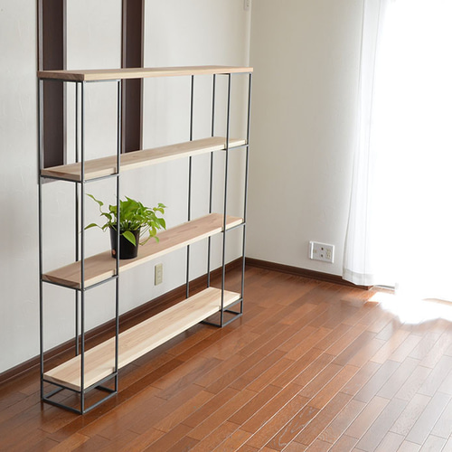 高さ140㎝ アイアンラック 植物棚 シューズラック 店舗展示棚 フラワー