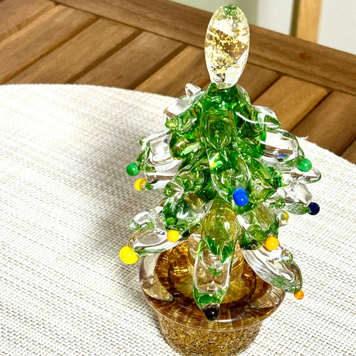 ガラスのクリスマスツリー クリスマスツリー ガラス屋 Bepe 通販