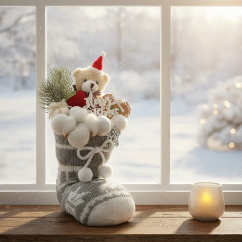 動物モチーフ【クリスマス2025】数量限定！ふわふわクマちゃんの