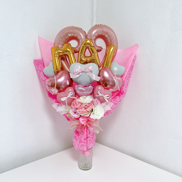 最短27日着【全16色】卒業式/誕生日/推し活/名前入り/バルーンブーケ/L