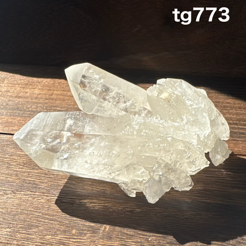 カンチェンジュンガ産 ヒマラヤ水晶 原石クラスター tg773 天然石