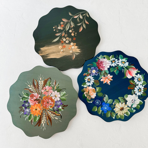 トールペイント(アッセンデルフト)プレート7枚 絵画 amica 通販