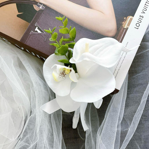 アーティフィシャルフラワーブーケ ウェディングブーケ クラッチブーケ