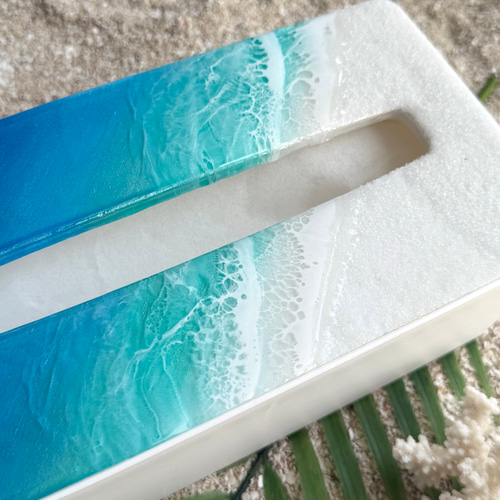 レジン海アート・ティッシュケース ソフトパックティッシュ専用 その他