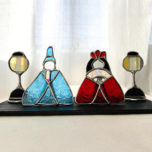 ステンドグラスのお雛様 ひな人形・雛飾り グラスウッド 通販 18718458