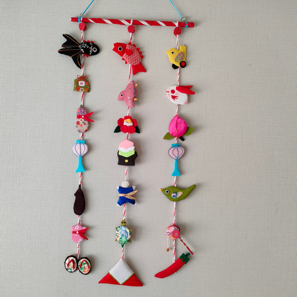 ひな祭り・吊るし雛飾り・節句・お祝い B (送料無料) その他インテリア