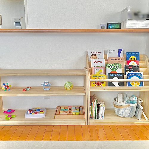 絵本棚、おもちゃ棚セット 60日発送 本棚・絵本棚・マガジンラック Kei