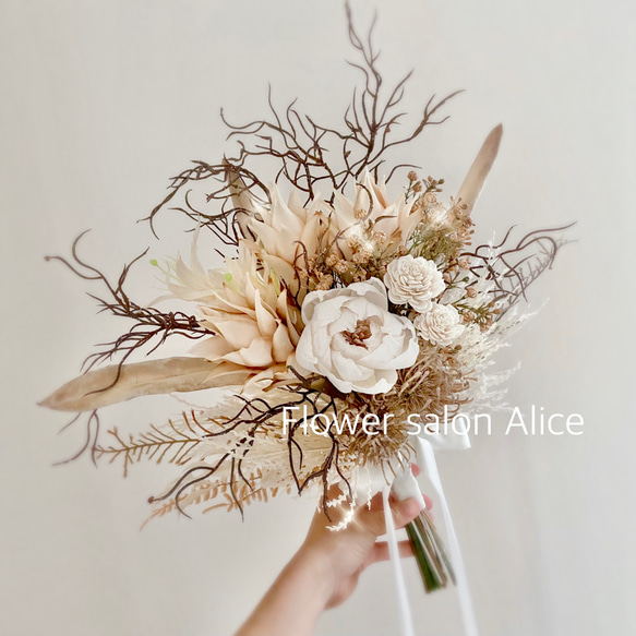 ブーケ ブートニア 結婚式 ウエディング アーティフィシャルフラワー