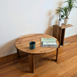 chabudai 直径70】サイズオーダー可能 ちゃぶ台 円形ローテーブル ロー