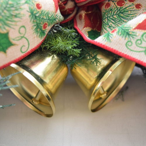 早割クリスマス2024/ベルが鳴る！！大きなリボンのクリスマスリース