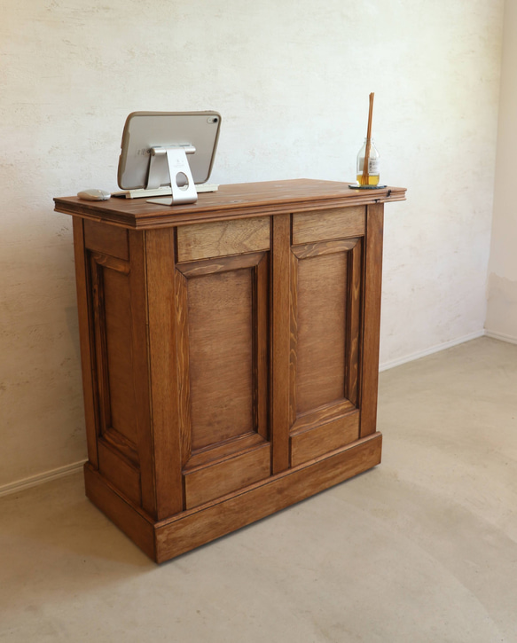 アンティークカウンター レジ台 キャッシャー バーカウンター 受付