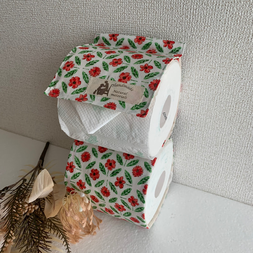 トイレットペーパーホルダーカバー♪sopo kukka〜かわいい花〜♪ バス