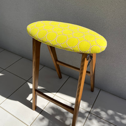 ミナペルホネン タンバリン dop イエロー スツール ハンドメイド