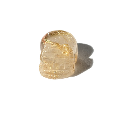 ゴールドタイチンルチルクォーツ 貔貅 ヒキュウ 引き寄せの効果が