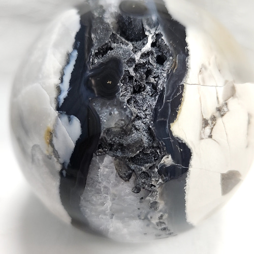 メノウと水晶共生◇笑口◇スフィア◇丸玉◇天然石◇ その他インテリア