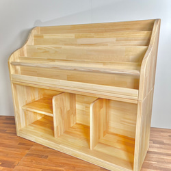 絵本棚 サイドウェーブ 本棚・絵本棚・マガジンラック Kei Crafted