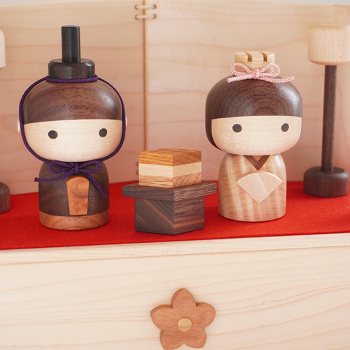 新作】まんまる雛 親王 木箱飾り ＊ひな祭り 雛人形＊ ひな人形・雛