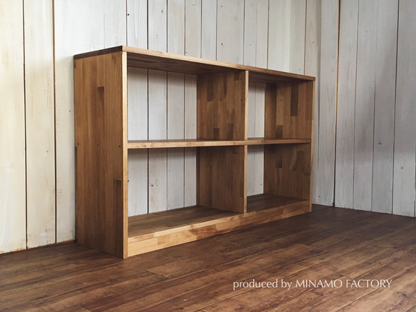 オープンシェルフ W1100 モダンタイプ☆ 棚・シェルフ・ラック MINAMO