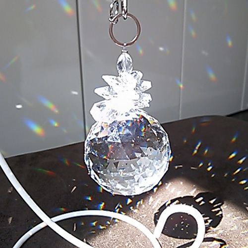 スワロフスキー使用 サンキャッチャー50mm(スタンドタイプ) サン