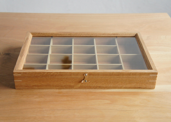 木製アクセサリーケース オーク ＊受注製作品＊（小物入れ・ジュエリー