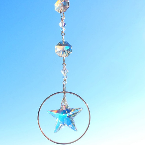 全てスワロフスキー＊星のミニサンキャッチャー サンキャッチャー