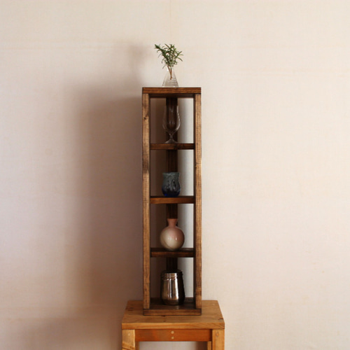 縦でも横でも使える飾り棚。CDラックにも。 棚・シェルフ・ラック