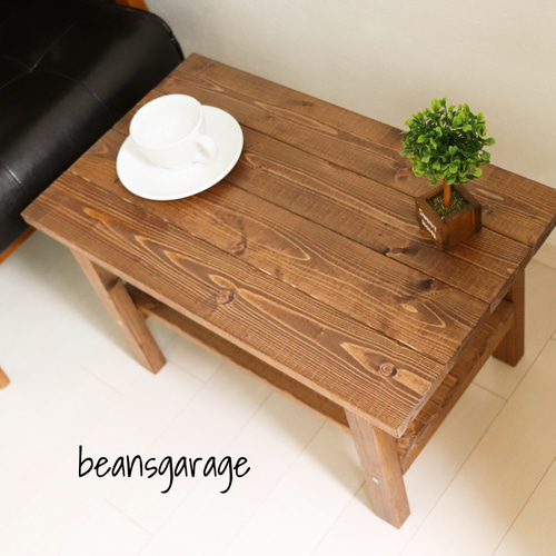 ローテーブル 60×36 ワンルームにちょうどいいサイズ！カフェ風