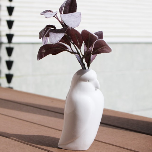 送料無料＞オウムの花瓶 / Parrot Vase（ 鳥 バード 花器 一輪挿し