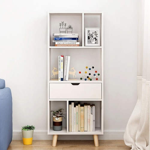 オーダーメイド 職人手作り オープンシェルフ 本棚 北欧モダン 白家具