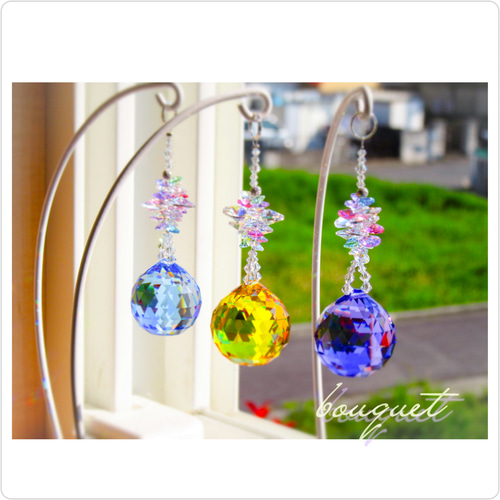 さり気なく可愛い＊スワロの置き型サンキャッチャー～bouquet～ サン