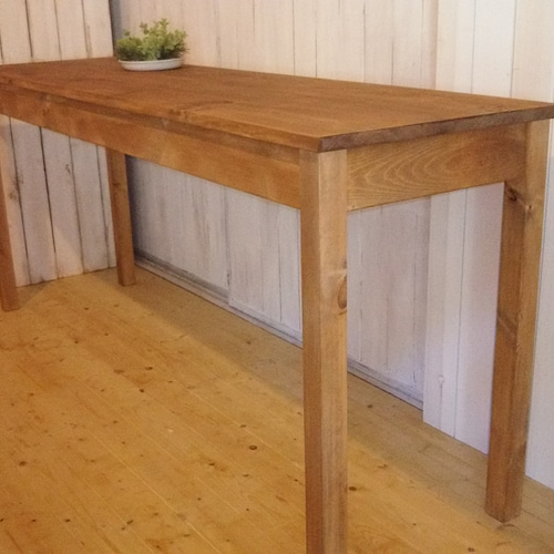 アンティーク風長机＊幅170cm＊デスク＊カウンターテーブル＊作業台