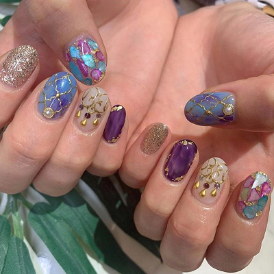 ディズニープリンセスネイル⑦ジャスミン| キャステル | CASTEL