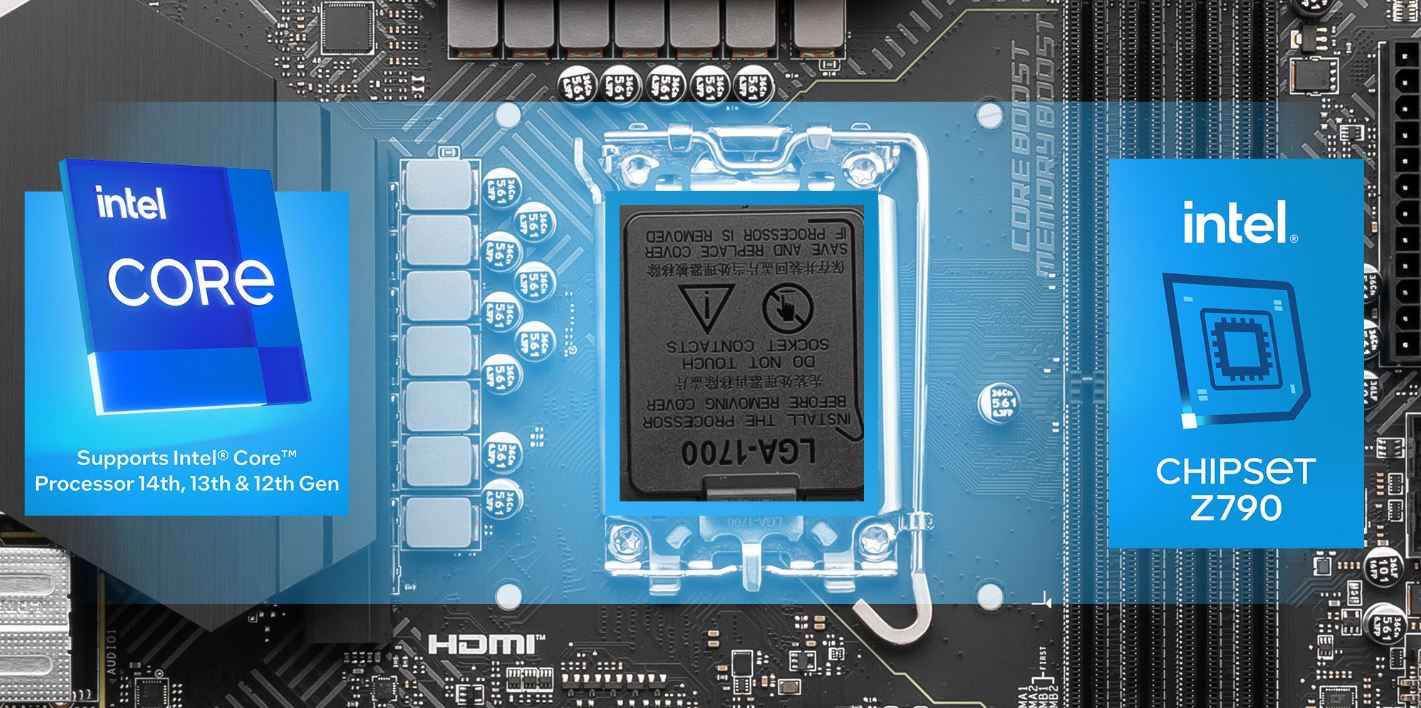 MSI PRO Series PRO Z790-VC WIFI LGA 1700 DDR5 Intel Z790 Wi-Fi 7