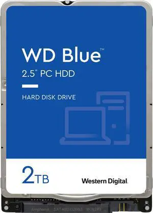 WD Blue 2TB 5400 RPM 128MB Cache SATA 6.0Gb/s Hard Drive - Newegg.com