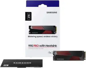 SAMSUNG 990 PRO w/ Heatsink Gaming Package M.2 2280 2TB PCI