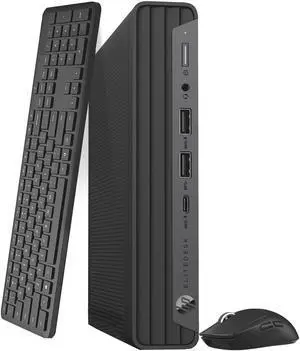 Refurbished: HP EliteDesk 800 G3 Mini PC, Intel Core i5-7500 Upto