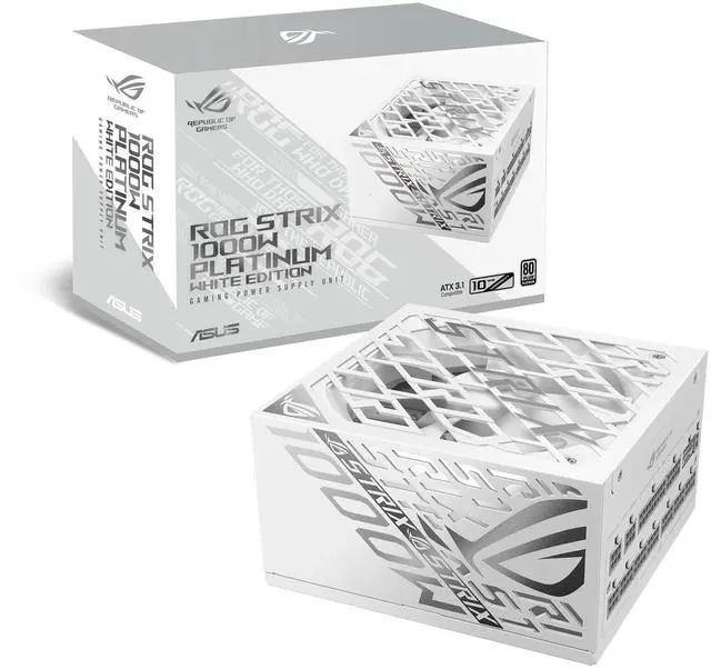ASUS ROG Strix 1000W Platinum White Edition (Fully Modular Power