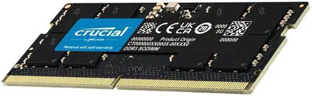 Crucial 32GB 262-Pin DDR5 SO-DIMM DDR5 5200 Laptop Memory Model