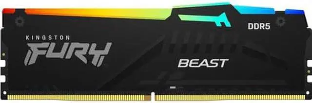 KINGSTON 32GB 4800MT/s DDR5 CL38 DIMM FURY Beast Black RGB