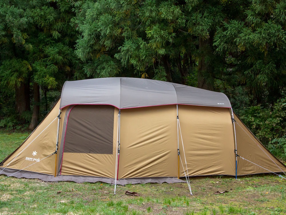 スノーピーク】エントリー2ルーム エルフィールドの寝室部分にスカート