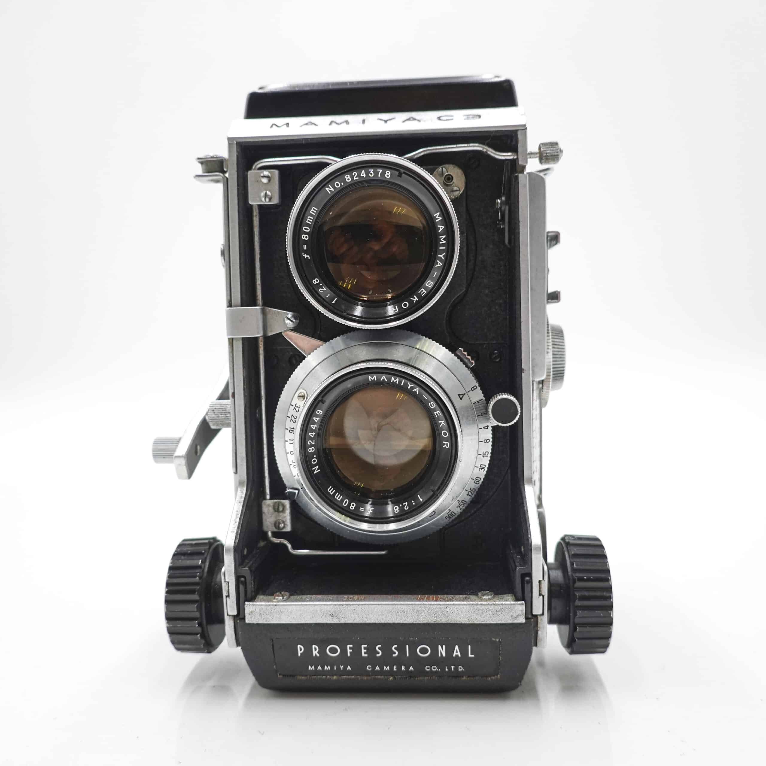 Mamiya C3 Pro TLR 120 Film Camera & Sekor 80mm F/2.8 Lens