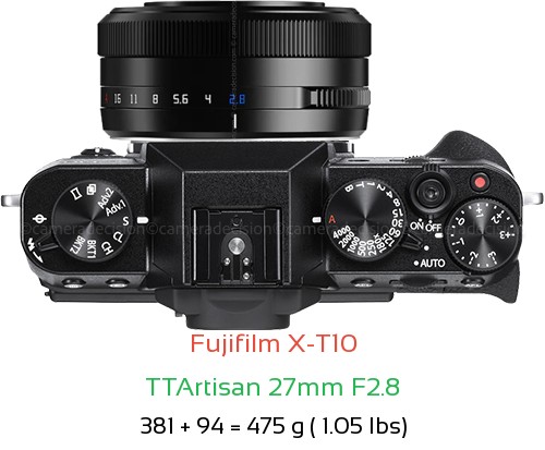 Fujifilm X-T10 Camera and TTArtisan 27mm F2.8 Lens